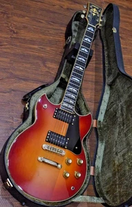 1982 Vintage YAMAHA SG2000 Red Sunburst + Original hard case from JAPAN - Picture 1 of 18