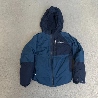 Columbia Jacket Boys Size XS 6/7 Omni Tech Blue Full Zip - Image 1 of 4