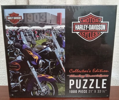 Harley Davidson Motorcycle HD Bike Collector's Edition 1000 Piece Puzzle NEW - Image 1 of 4