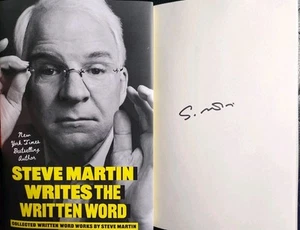 AUTOGRAPHED STEVE MARTIN WRITES THE WRITTEN WORD SIGNED BOOK HC NEW AUTOGRAPH - Picture 1 of 1
