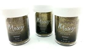 AMC Moxy Embossing Powder .6oz Glitter Gold. 10a0 - Picture 1 of 5