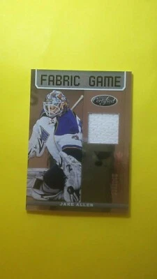 2012-13 Panini Certified Fabric Of The Game Jake Allen 238/299 St-Louis Blues - Image 1 of 2