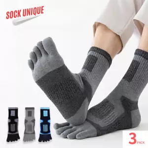 3 Pairs Toe Sport Socks Comfortable Outdoor Travel Five Figures - Picture 1 of 4