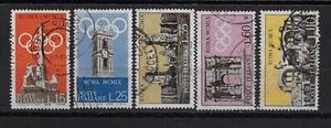 1959 ITALIA REPUBBLICA - Olimpiadi - serie Preolimpica completa - usati - Foto 1 di 1