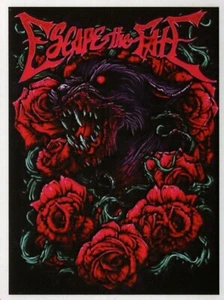 ESCAPE the FATE STICKERS SCREAMO post-hardcore EMO metalcore ALTERNATIVE rock - Picture 1 of 12