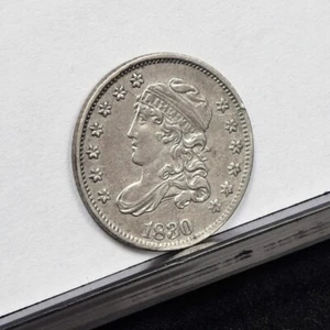 1830 Half Dime - Ch XF (#58996-L) - Picture 1 of 8