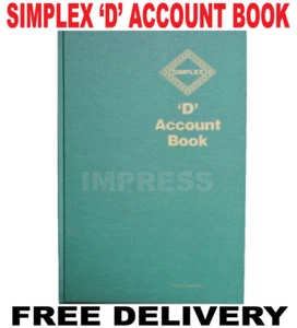 Simplex D Accounts FullYear Record Account Tax Account Book Business Record VAT - Picture 1 of 3