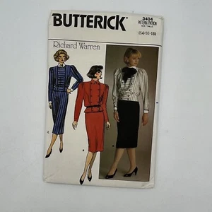 BUTTERICK Sewing Pattern 3404 Size 14-16-18 Top Skirt Richard Warren - Picture 1 of 2
