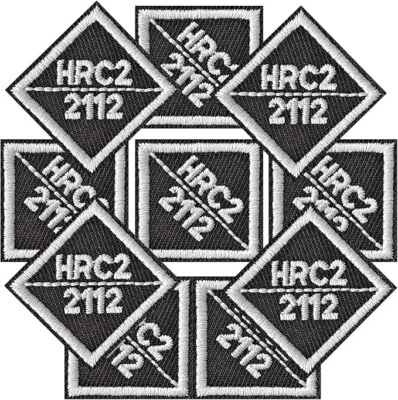 10  HRC2 2112  Replacement FR Patches Iron On Fire Retardant Pants Shirt Tag - Image 1 of 3