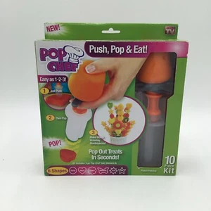 Pop Chef Push, Pop & Eat 10 Piece Kit As Seen On TV Fun Kitchen Gadgets Snacks - Picture 1 of 4