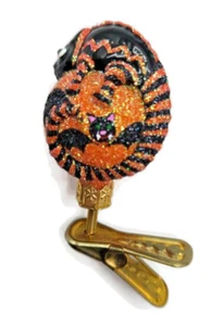 Patricia Breen Ultra Miniature Chameleon Halloween Bats Clip Christmas Ornament - Picture 1 of 9