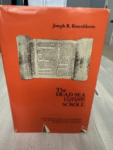 The Dead Sea Isaiah Scroll: A Literary Analysis-Joseph Rosenbloom HC DJ - Imagen 1 de 7