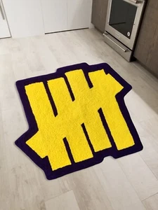 Undefeated UNDFTD 5 Strike Floor Mat Washable Area Runner Rug Living Room Carpet - Picture 1 of 3
