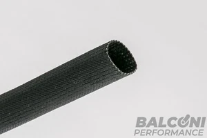 Sheath Insulator Fabric Fire Retardant Protection Thermal Black 320 Degrees - Picture 1 of 5