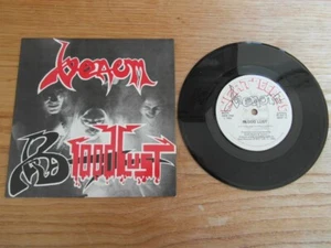 VENOM-"BLOODLUST" RARE 1st PRESS-A1B1-7"45rpm VINYL SINGLE-VG- EX+ 1982 - Picture 1 of 8