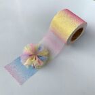 Gradient Organza Stain Ribbon Wedding Party Christmas Ribbon Sequin Craft 5Yards