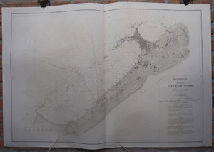 Antique Print-SEA CHART-EGYPT-ALEXANDRIA-COAST-Depot de la Marine-1869 - Picture 1 of 2