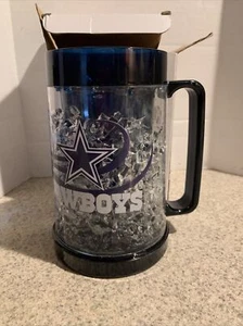 NFL Dallas Cowboys Drinking Mug 16 oz Frosty Cup Full Color - Picture 1 of 4