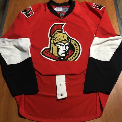 Original Prototype Reebok Edge Authentic Ottawa Senators NHL Jersey Red 56 Cover