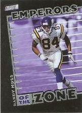1999 Stadium Club Emperors of the Zone Vikings Football Card #E10 Randy Moss