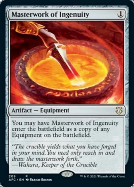 MTG - MASTERWORK OF INGENUITY - Forgotten Realms Commander (R) - Image 1 of 1
