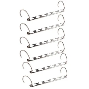 6 Pack Magic Clothes Hangers Organizer Closet Space Saving Saver Metal Hanger - Picture 1 of 2