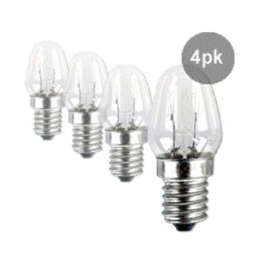 Sansai E12 Light Globe Warm White – 4 Pack GL-AE1207 - Image 1 of 2