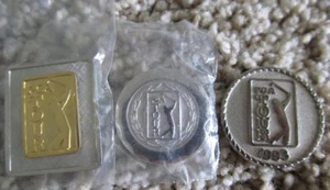 3 PGA TOUR LAPEL PINS-1993 IS STAMPED STERLING - Picture 1 of 6