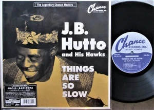 CHICAGO BLUES 10-inch LP: J.B. HUTTO Things Are So Slow CHANCE Masters (JAPAN) - Picture 1 of 3