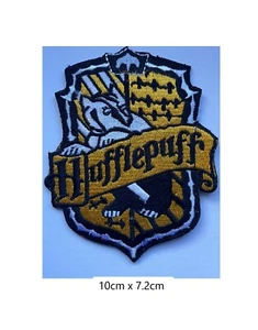 Parche bordado Hufflepuff 2 hierro de coser en parches de Hogwart House - Imagen 1 de 3