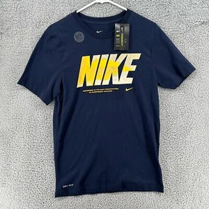 The Nike Tee Blue Logo T-Shirt Men’s Sz Medium NWT - Picture 1 of 3