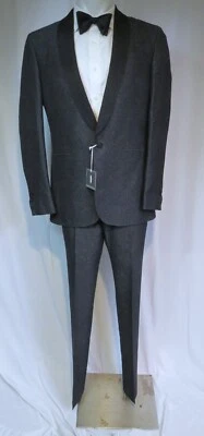 Esmoquin Michael Bastian Gris Melange Un Botón Mantón Cuello 40L Nuevo con Etiquetas $900 Foto 1 de 4
