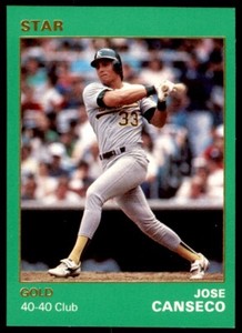 1990 STAR GOLD - #26 JOSE CANSECO OAKLAND ATHLETICS