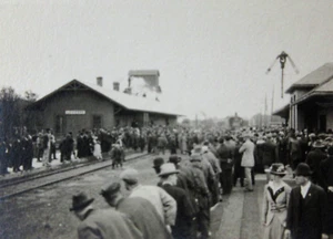 Luverne MN Combination Train Depot Photo Chicago Northwestern Omaha Line 1920s - Picture 1 of 5