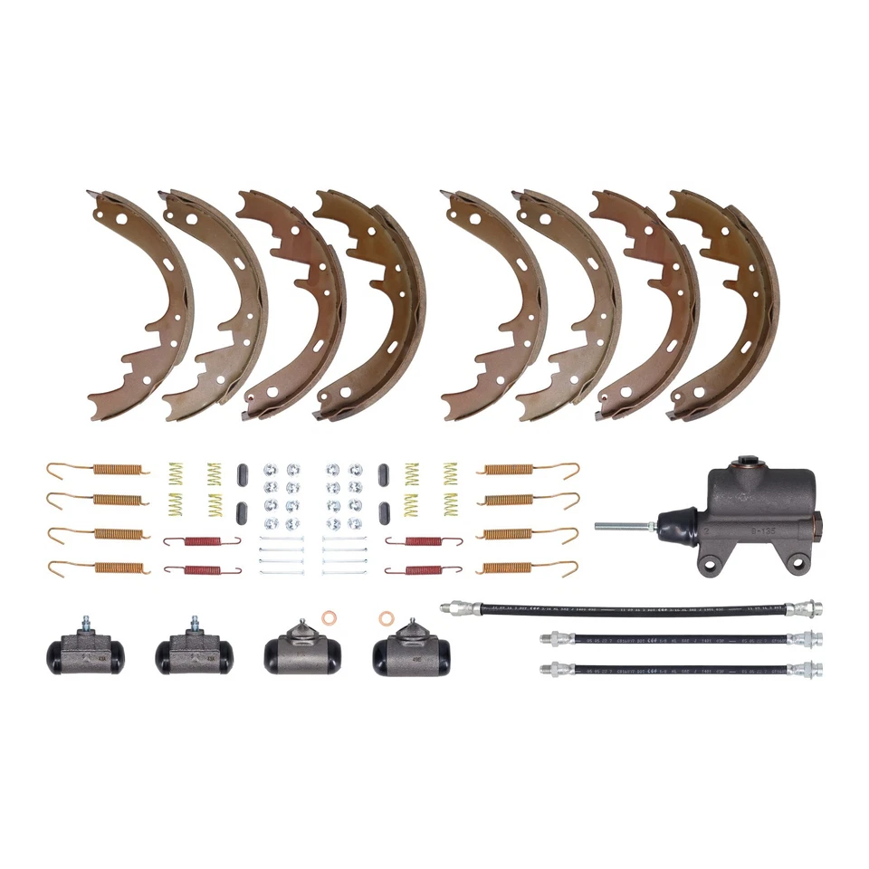 Kit de revisão de freio Deluxe 1950 Cadillac com mangueiras de cilindros mestre e roda - Imagem 1 de 4