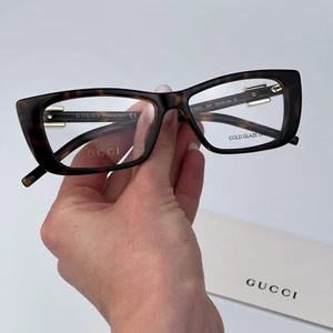 Gucci Damen Brille Havana Demo Cat Eye GG1682O 003 BRANDNEU - Bild 1 von 11
