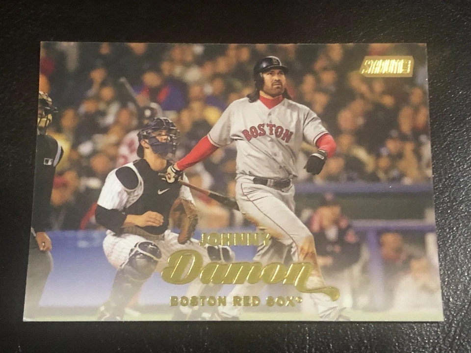 2017 Topps Stadium Club Johnny Damon #72 Gold Foil Parallel Red Sox - Image 1 of 2