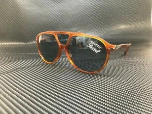 PERSOL PO3217S 96 56 Havana Pilot Men's 59 mm Sunglasses - Picture 1 of 4