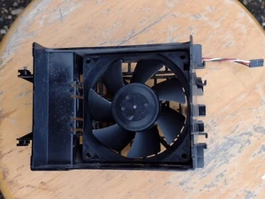 Dell Dimension 9150 cpu fan assembly and shroud, TA350DC, 92mm, 3-pin, 12v ball - Picture 1 of 11
