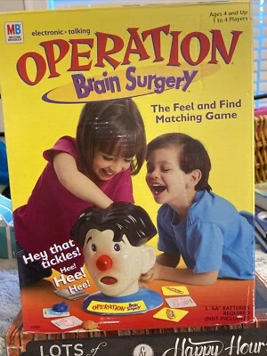 Vintage Operation Brain Surgery Game Electronic Talking Working Complete  - Image 1 of 3