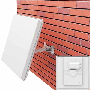 Selfsat H50D4 Quad antena plana 4 participantes antena satelital HDTV plana H 50 D 4 NUEVO - Imagen 1 de 5