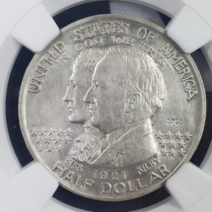2x2 1921-P US Alabama Commemorative - NGC Graded AU Details Cleaned - Picture 1 of 4