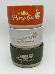 Auflaufförmchen 3er Set Herbst Neu • Gather Together • Harvest Blessings • Hello Pumpkin - Bild 1 von 4