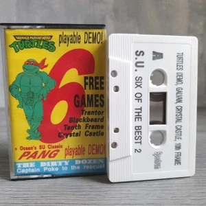 Sinclair User #2 Cubierta Cinta Cassette Sinclair ZX Spectrum TMNT Tortugas De Colección - Imagen 1 de 11