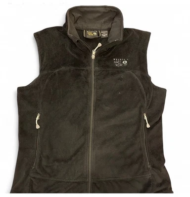 Chaleco polar Mountain Hardwear para mujer mediano senderismo negro Gorpcore bolsillos difusos Foto 1 de 3