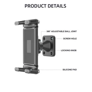 Support mural pour tablettes et smartphones pour 4 appareils 7 à 15 pouces - Photo 1 sur 12