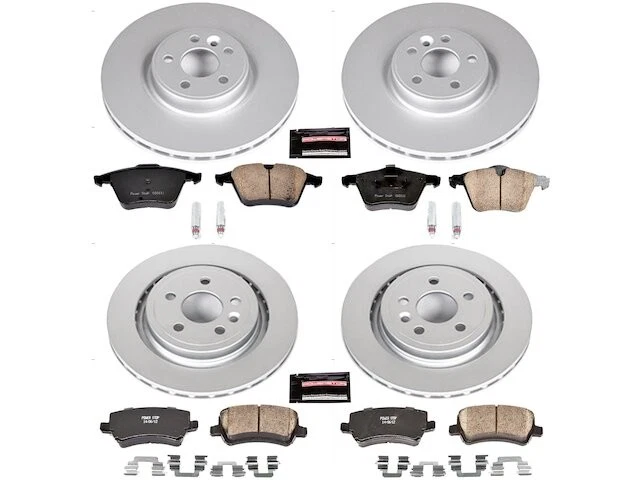 Kit de pastillas de freno y rotor delanteras y traseras para Volvo XC70 2009 SD113GC 2008-2016 Foto 1 de 1