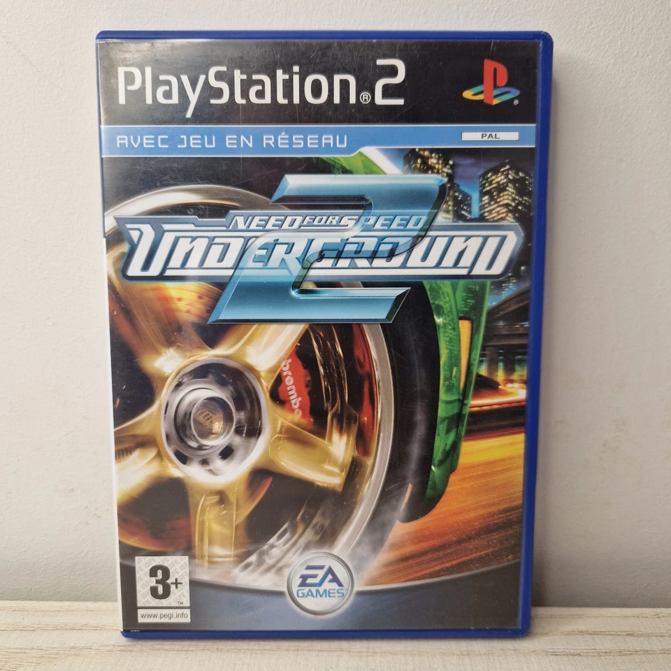 Need for Speed Underground 2 PS2 PlayStation 2 PAL Disco Perfetto Manuale FR - Bild 1 von 4