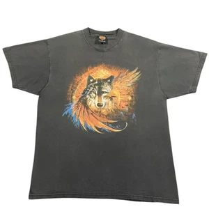 Camiseta de motociclista Harley Davidson vintage descolorida talla XL - Imagen 1 de 7