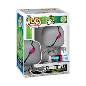 Funko Pop Ben 10 GHOSTFREAK 2119 NYCC Shared Exclusive New IN HAND - Picture 1 of 2